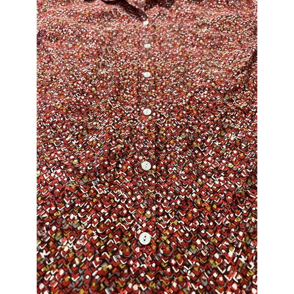 Eddie Bauer Stretch Wrinkle Resistant Button Down Shirt Size XXL Modern City - Picture 14 of 16